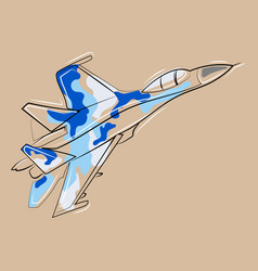 Jet Fighter Sukhoi Su-27