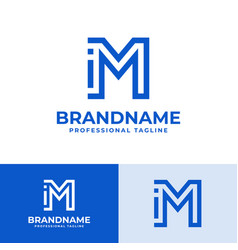 Letter Mi Modern Logo Suitable For Business