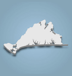 3d Isometric Map Martha S Vineyard