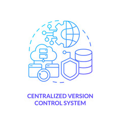 Centralized Version Control System Blue Gradient