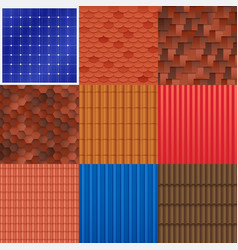 House Roof Tile Set