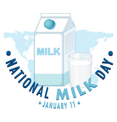 National Milk Day Banner Design