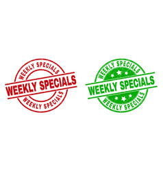 Weekly Specials Round Stamp Seals With Corroded