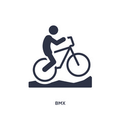 Bmx Icon On White Background Simple Element From