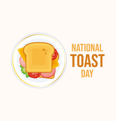 National Toast Day Poster