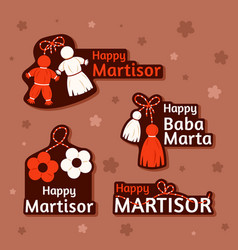 Baba Marta Day Celebration Sticker