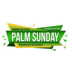 Palm Sunday Banner Design