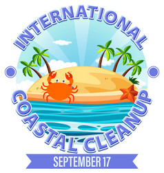 International Coastal Cleanup Day Banner Design