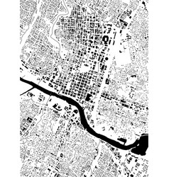 Map City Austin Texas Usa