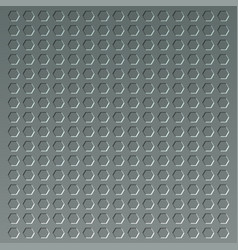 Pattern Of Hexagons On Gray