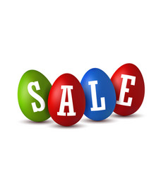 Easter Egg Text Sale Happy Eggs 3d