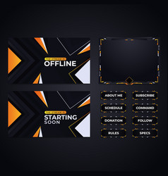 Twitch Stream Overlay Pack Template