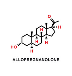 Allopregnanolone Chemical Formula