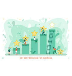 Best Service Business Rate People With Star