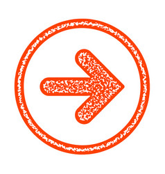 Orange Right Arrow Inside Circle