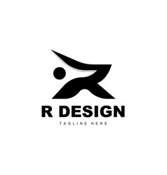 R Letter Logo Alphabet Initial R Product Brand