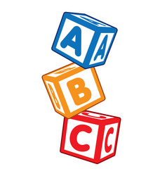 Children Tumbling Abc Letter Blocks