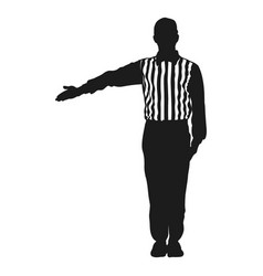 Football Referee Cut Out