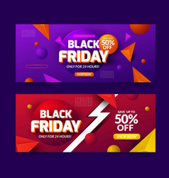 Gradient Black Friday Sales Banner Design