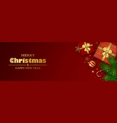 Merry Christmas And Happy New Year Banner