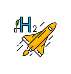 Hydrogen Energy Fuel H2 Power In Space Aviation