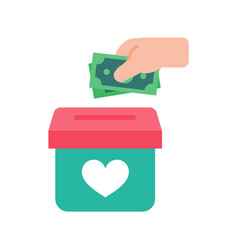 Money And Leftovers Donation Box The Concept