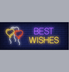 Best Wishes Neon Sign