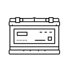 Enhanced Flooded Battery Efb Line Icon