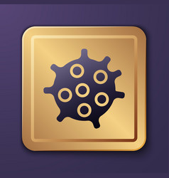 Purple Bacteria Icon Isolated On Background