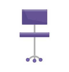 Purple Office Chair Closeup