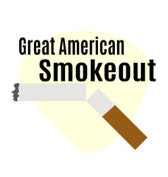 Great American Smokeout Idea For Poster Banner