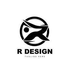 R Letter Logo Alphabet Initial R Product Brand