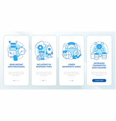 Cloud And Edge Tech Innovations Blue Onboarding