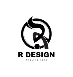 R Letter Logo Alphabet Initial R Product Brand