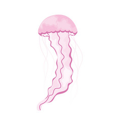 Pink Jellyfish Icon