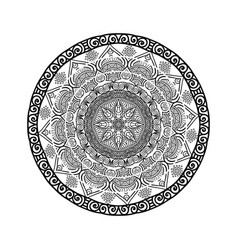 Simple Mandala Art Icon Logo