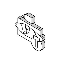 Tuna Fish Auction Rate Isometric Icon