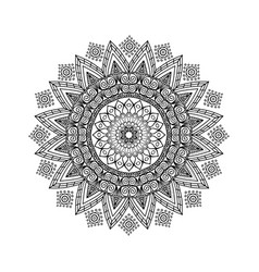 Simple Mandala Art Icon Logo