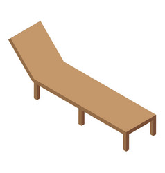 Lounge Chair Icon Isometric Style