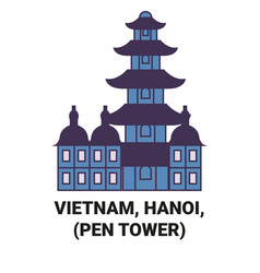 Vietnam Hanoi Thp Bt Pen Tower Travel Landmark