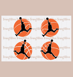 Basketball Clipart Player Silhouette