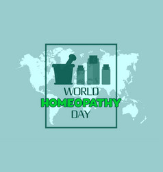 World Homeopathy Day Background Design