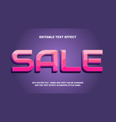 Editable Text Effect Sale 3d Template