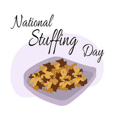 National Stuffing Day Idea For Poster Banner