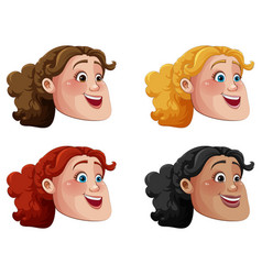 Chubby Woman Heads Collection