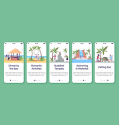 Indonesia Tourism Onboarding Mobile App Screen