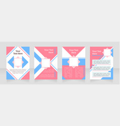 Medical Tutorial Blank Brochure Layout Design