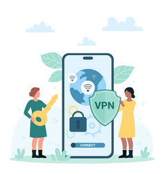 Mobile Vpn Service Data Protection Tiny People