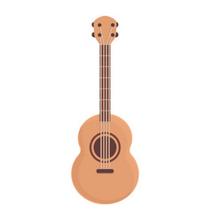 Wooden Ukulele Icon Cartoon Acoustic