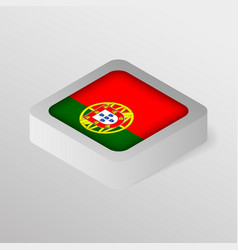 Eps10 Patriotic Shield With Flag Of Portugal